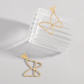 Butterfly Earrings for Women Butterfly Wing Earrings Butterfly Dangle Earrings Crystal Beaded Tassel Earrings Gothic Butterfly Wing Earrings Jewelry Gifts