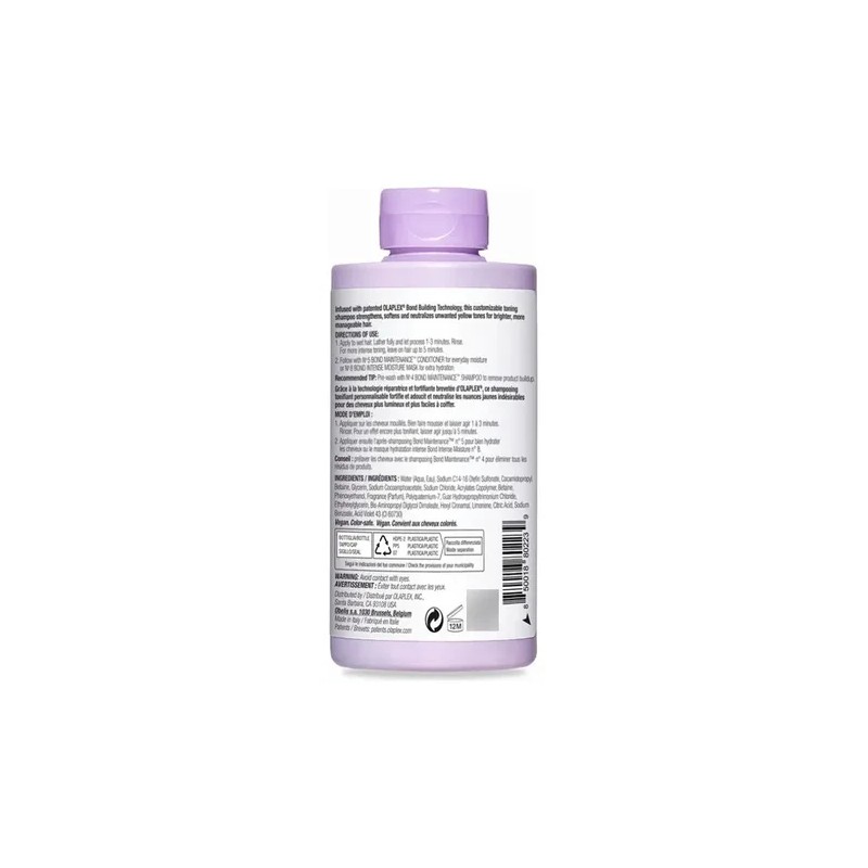 Shampoo Matizador Para Rubios Morado Olaplex No.4p 250 Ml
