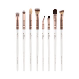 Luvia Cosmetics Eye Brush Set, All Eye Want Brush Set, Eyeshadow Makeup Brush Set, Perfect Blending & Application, 8 Vegan Cosmetic Brushes