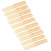 10Pcs 3.0 Clarinet Reed Wood Colour B Flat Traditional Reeds