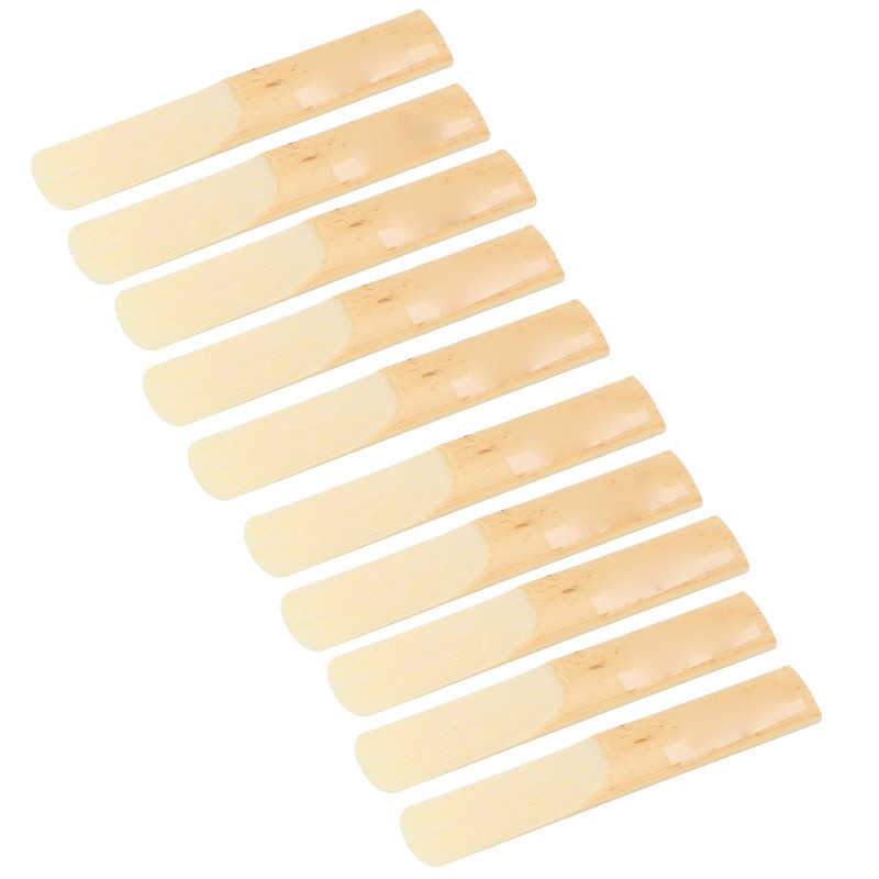 10Pcs 3.0 Clarinet Reed Wood Colour B Flat Traditional Reeds