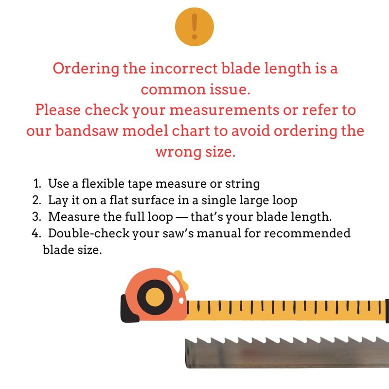 Cutlery Mania 4-Pack Band Saw Blade (Bone-in) 5/8x.022x3TPIx142 inch