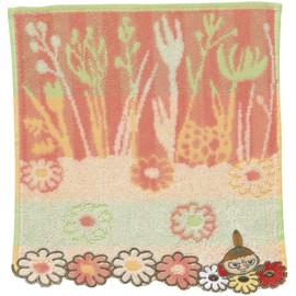 Marushin 1405006400 Mini Towel, Little My, Approx. 9.8 x 9.8 inches (25 x 25 cm), Flower Greetings