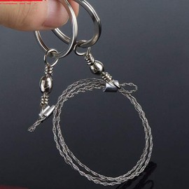 Egurs wire saw, stainless steel wire saws, finger saw, multi saw, wire mini saw saw survial for outdoor camping, 5 Items