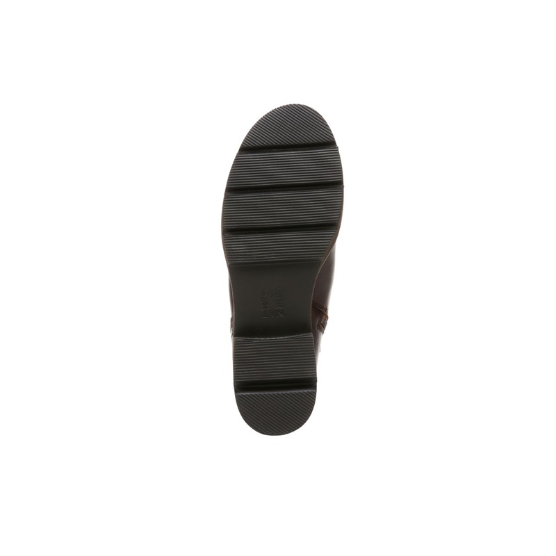 Naturalizer Womens Darry Bootie Water Repellent Ankle Boot Dark Brown