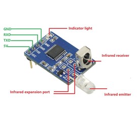 5V IR Infrared Remote Decoder Encoding Transmitter&Receiver Wireless Module Board for Arduino