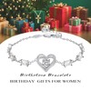 HeartMelody Bracelets for women, 14K/18K White Gold Jewelry Anniversary Birthday