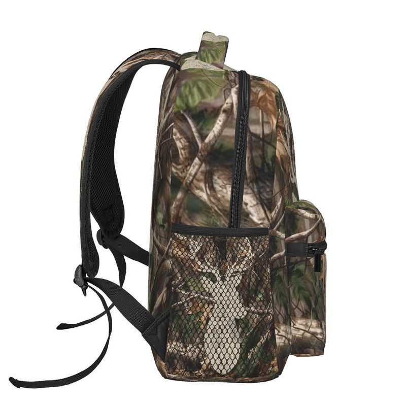 VAIAOH Camo Deer Laptop Backpack, 15.6" Lightweight Hiking Backpack Travel