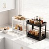 Ribelli Set of 2 Kitchen Organisers, Organiser with Pull-Out Drawer,