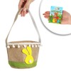 com-four® 3-Piece Easter Set - Easter Basket with Grass and