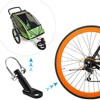 Bicycle Towing Hitch 2 Pieces Bicycle Trailer Coupling with Locking