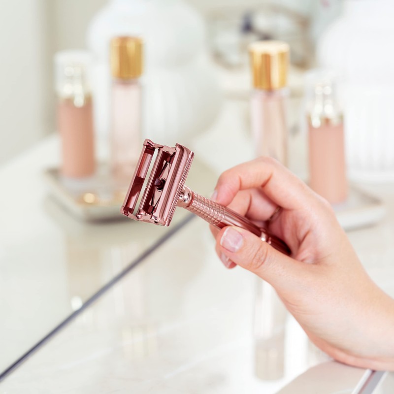 Wilkinson Sword Intuition Rose Gold Safety Razor for Women –
