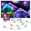 IVRICH 100FT Permanent Outdoor Lights, Smart RGB Eave Light with