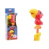 JohnToy Interactive Parrot 11 cm Red