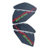 Red Gas Fuel Tank Side Traction Rubber Protector Pads Compatible