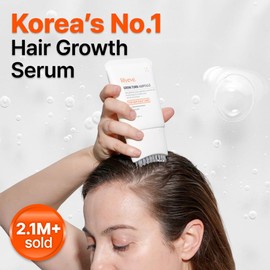 lilyeve GROWTURN Hair Growth Serum with Built-in Brush, Heartleaf-Derived Exosomes to Revitalize Hair, Hair Thickening, Hair Growth Accelerator - Korean Hair Care, 3.38 fl. oz. (Pack of 1)