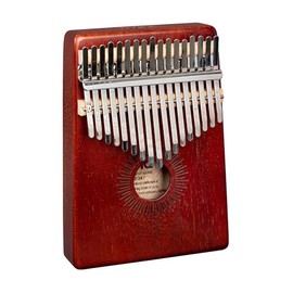 Sela Kalimba 17 - Red Thumb Piano with 17 Tongues in C Key with Bag