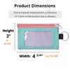 APTENSKO RFID Blocking Travel Wallet with Adjustable Lanyard, Small Nylon