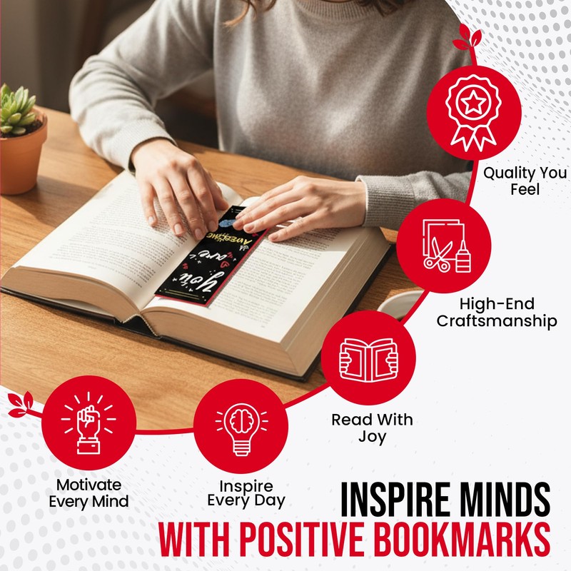 Iconikal 100-Count Inspirational, Motivational, Gratitude, Appreciation, Kindness & Encouragement Sayings