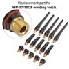 Maxmartt Tig Welding Back Caps,17 Back Cap Tig,15Pcs 57Y02(Long) 57Y03(Medium)
