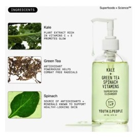 Youth To The People - Limpiador Crema Serum Oil Mascarilla                                                                                            