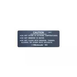 Unbranded NES Cartridge Replacement Label Stickers - Label B