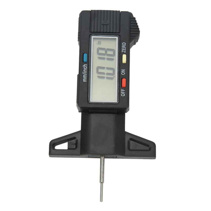 Digital Tread Depth Gauge 0 to 25mm Range LCD Display