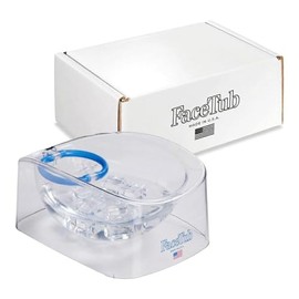 Face Ice Bath Bowl with Breathing Tube, Face Tub Ice Bowl for Cold Therapy to Support Skin Health & Relaxation, FaceTub for Facial Bath Cold Plunge, Vagus Nerve Stimulator Made in the USA