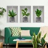 SMAOSTORE Wall Sticker, Green Plant, Potted Plant, Decorative Plant, Stylish,