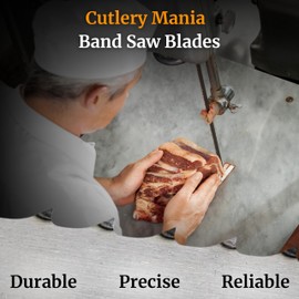 Cutlery Mania Meat Band Saw Blade Bone-in 78 inch 4tpi X 5/8 X .022 (4-Pack)