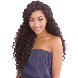 (6 PACK) Afri Naptural Caribbean Crochet Braid - BEACH CURL 18" (P4/30)