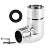 Shower Elbow Adapter, 90 Degree Elbow Shower Hose Connector, Adjustable