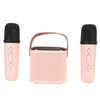 Mini Karaoke Machine Stereo Portable RGB Light Bluetooth Speaker with