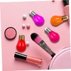 Ipetboom 10pcs Mini Bulb Shaped Refillable Lip Gloss Tubes Creative