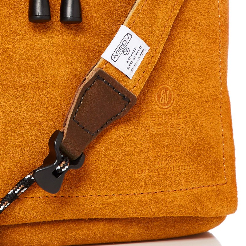 Assob Suede Drawstring Bag, Shoulder Bag, Water Proof Suede, Draw