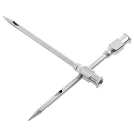 Dsjnf BBQ Injection needle Stainless Steel Meat needle barbecue needle Turkey needle Stainless Steel Marinade Turkey BBQ Meat injection needle kitchen accessories Party housewares 4pcs