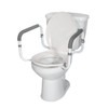 Drive Medical RTL12087 Bathroom Grab Bar for Toilets, White