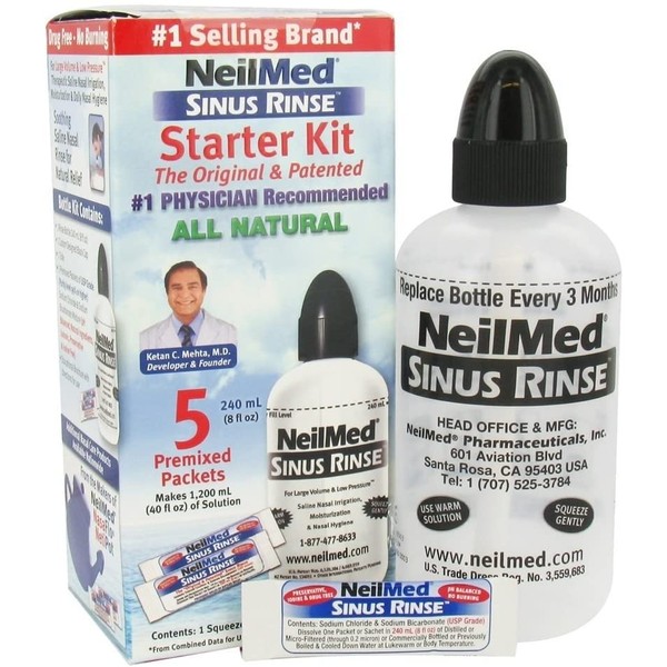 Neilmed Sinus Rinse Starter Kit (5 Packets)