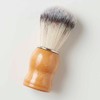 Green + Kind Vegan Shaving Brush Wood, 1 Shaving Brush