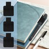 AUXBC 12Pcs Self-Adhesive Pen Loop Holder with Elastic Band, Notebook
