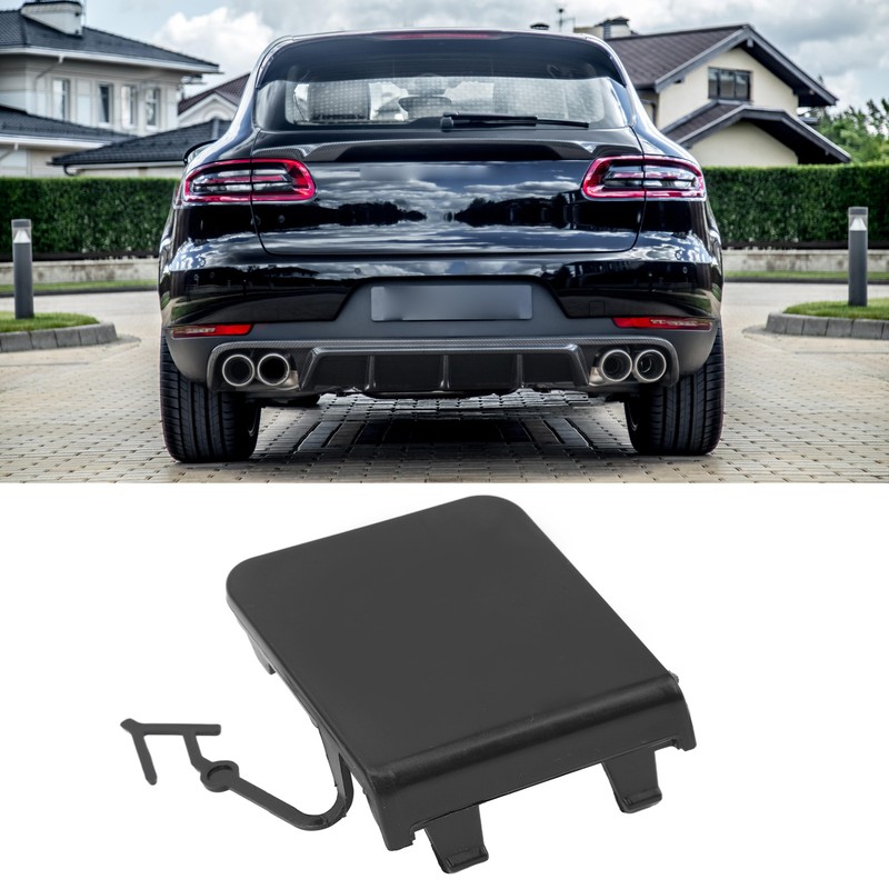 Tow Hook Cover 95B807500 Rear Bumper Lower Tow Eye Cover