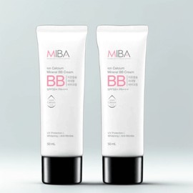Miba Ion Calcium Mineral BB Cream 50ml, 2 pieces / 미바 이온칼슘 미네랄 비비크림 50ml, 2개