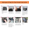 Unbranded Dog Car Booster Seat for Medium Large Dog Foldable