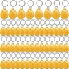50 X Yellow RFID Tags Key fobs - 125Khz READ