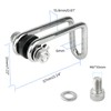 bnsggl Adjustable Headlight Holder Bicycle Headlight Mount QD250 YQ200400; BlackbirdL1;