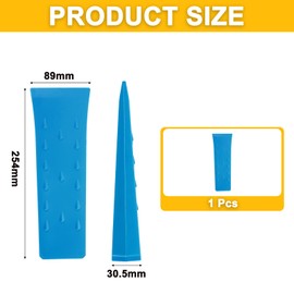 QUARKZMAN Plastic Felling Wedge 1 Piece ABS Plastic Forestry Wedge 254 mm Splitting Wedge for Wood Plastic Wedges Felling Wedge for Impact Wrench Felling Wedges Tree Wedges Wood Wedges Forest