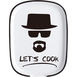 Let's Cook Ceramic Spoon Rest for Kitchen Stove, Heat Resistant Large Spoon Holder for Kitchen Counter Cooking Utensil Rest Chef New House Housewarming Farmhouse Gifts