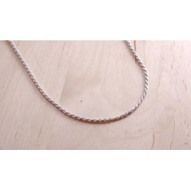 Unbranded Sterling Silver Chain -Rope Chain 1.7mm 16 inch DB2P