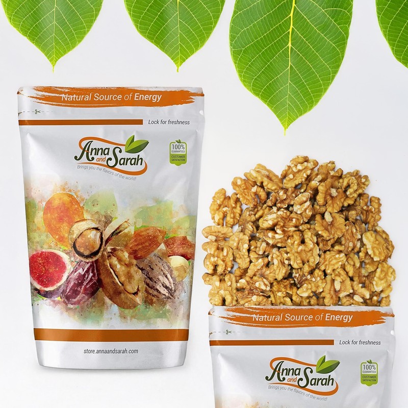 California Raw Walnuts, Halves 16 Oz, 100% Natural, No Preservatives,