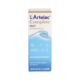 Artelac Complete MDO cido Hialurnico, Carbmero y Glicerol  Lubricante Oftlmico Sin Conservadores  10 mL                                               